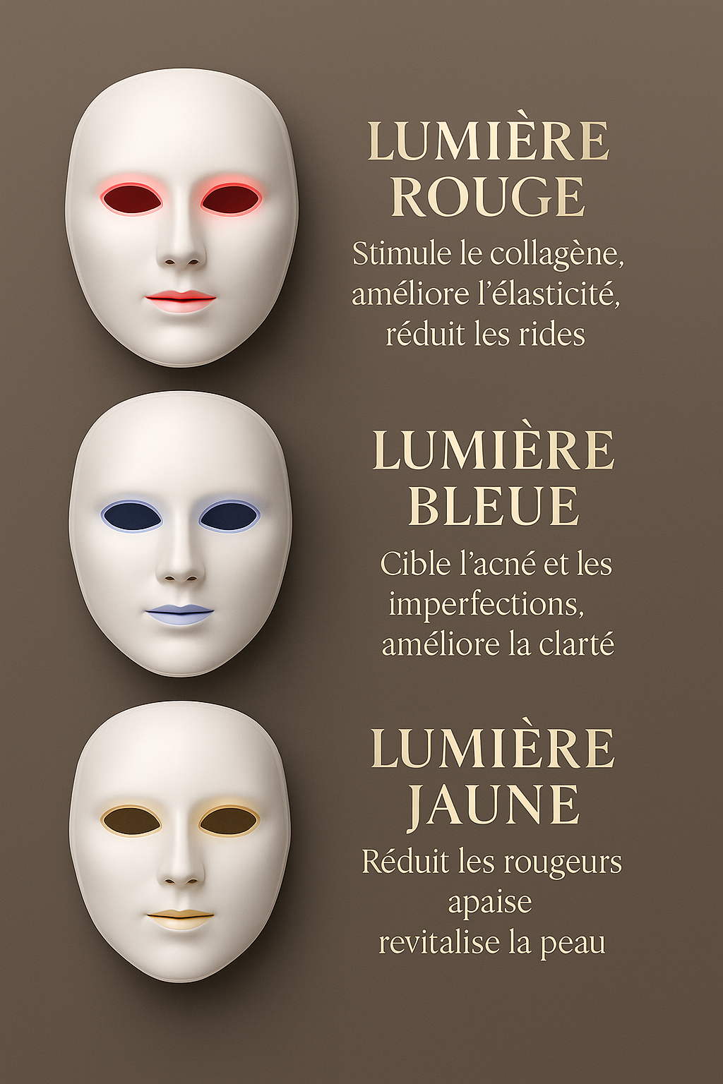 Masque Zenovia™ Luminothérapie rouge