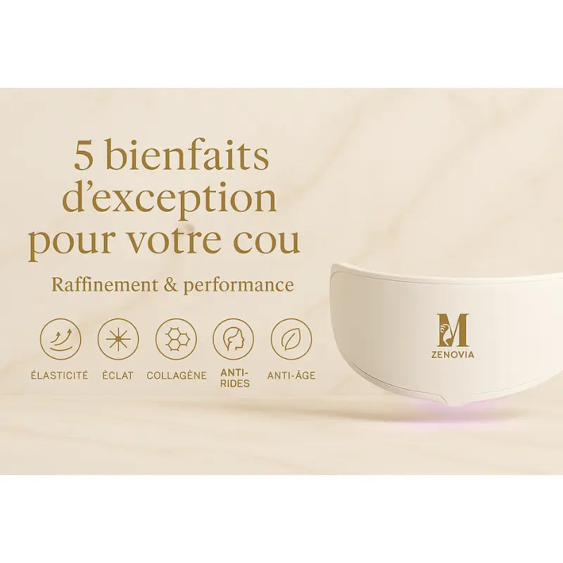 NeckÉclat™ – Masque LED Raffermissant pour le Cou Maison Zenovia