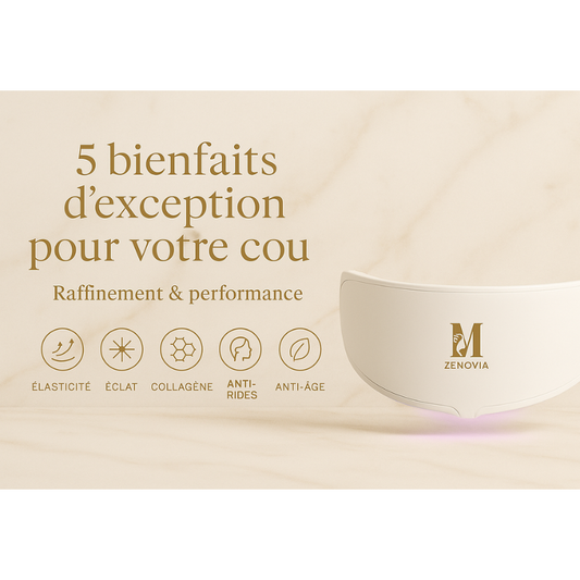 NeckÉclat™ – Masque LED Raffermissant pour le Cou